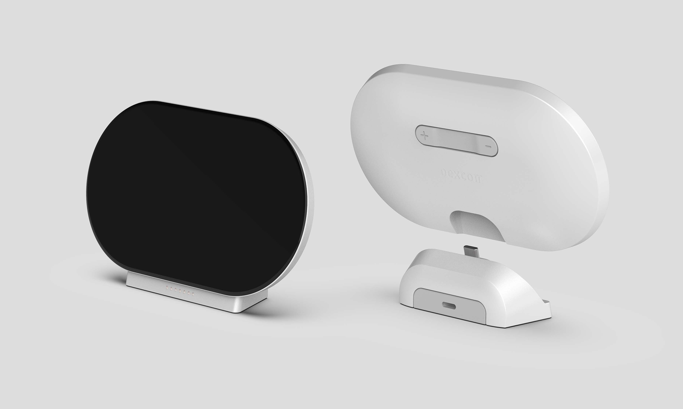 Rendering of the front and back of the ambient receiver.